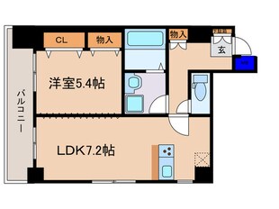 コスモフォーラム四条（301）の物件間取画像